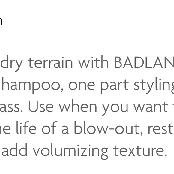 R+Co Badlands Dry Shampoo Paste - 2.2 oz - Picture 3 of 8